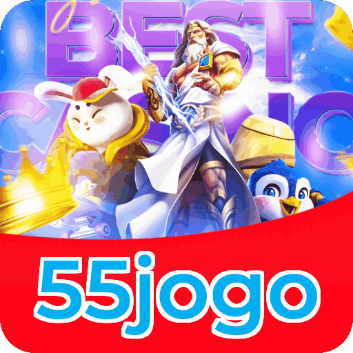 Números do app 55jogo em material de marketing — ilustração, não auditoria